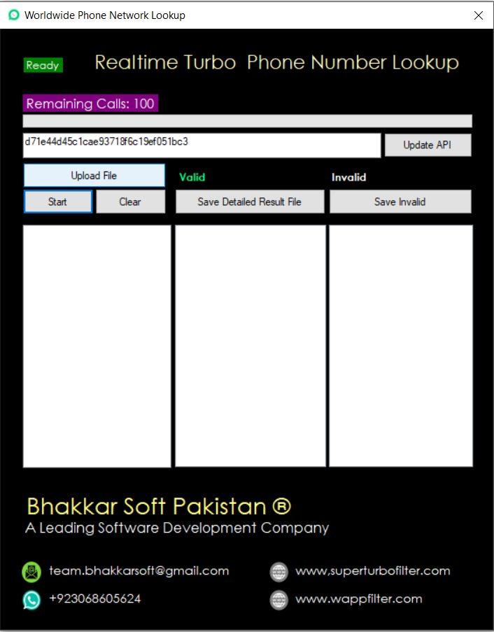 Wapp Filter PRO - World's Fastest WhatsApp Number Filter - www.wappfilter.com